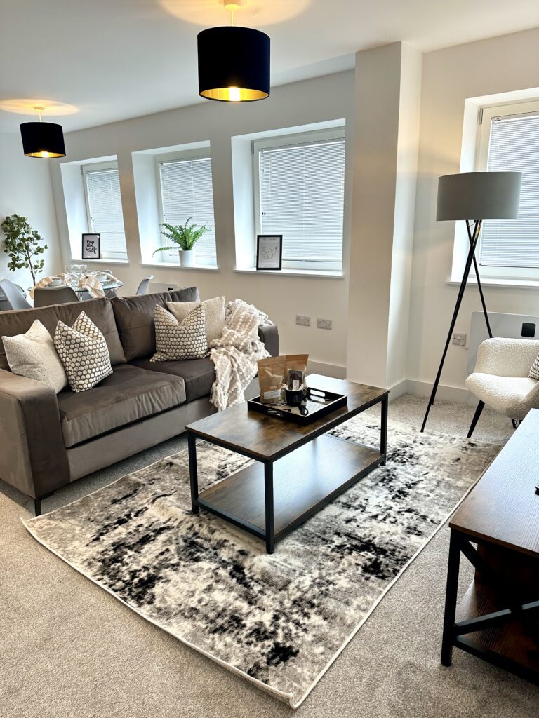 Copper Box Lounge Interior Design Apartment Staging - The Staging Experts staging homes across Liverpool