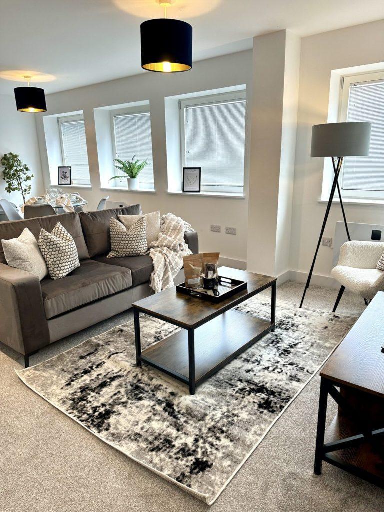 Copper Box Lounge Interior Design Apartment Staging - The Staging Experts staging homes across Liverpool