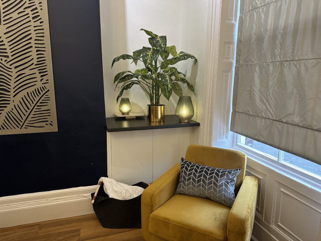 Deansgate Clinic Staging Interior Design Armchair - The Staging Experts commercial staging in the UK