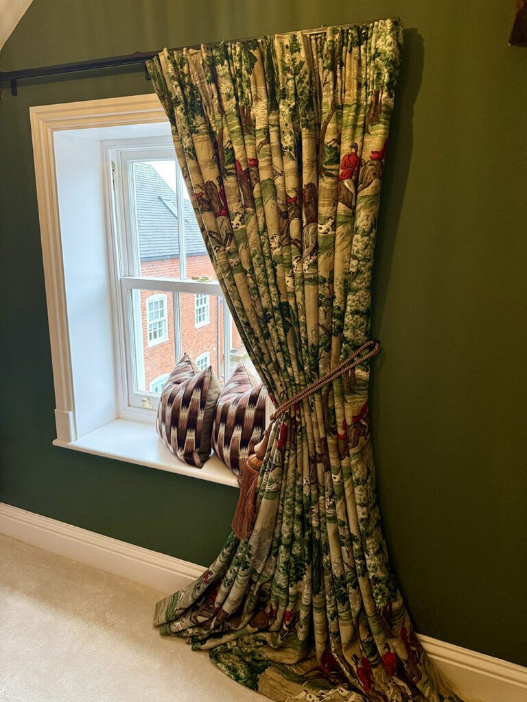Litchfield Interior Design Window Curtain - The Staging Experts staging homes for sale in the UK