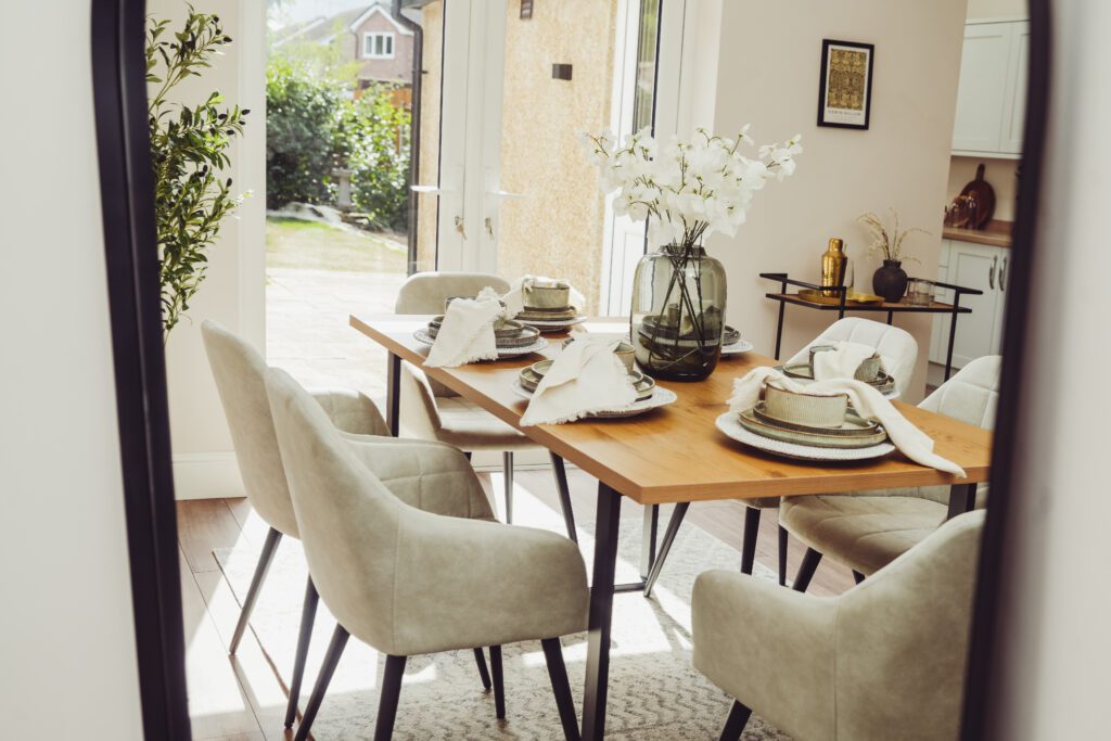 Rugeley Staffordshire Home Staging Dining Table - The Staging Experts home staging